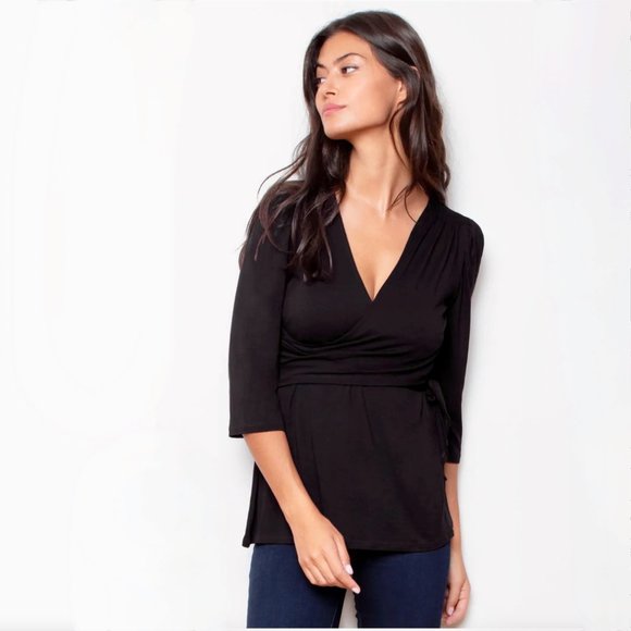 Envie de Fraise Nursing Shirt (Cybelle Style, Black) - Picture 3 of 14